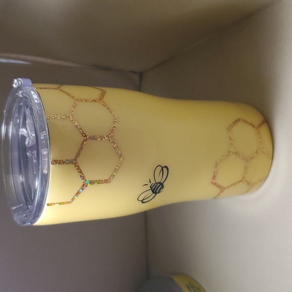 Handcrafted Bee stainless steel double wall HOT & Cold cup - Picture 3 of 6